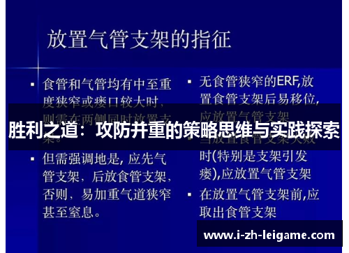 胜利之道：攻防并重的策略思维与实践探索